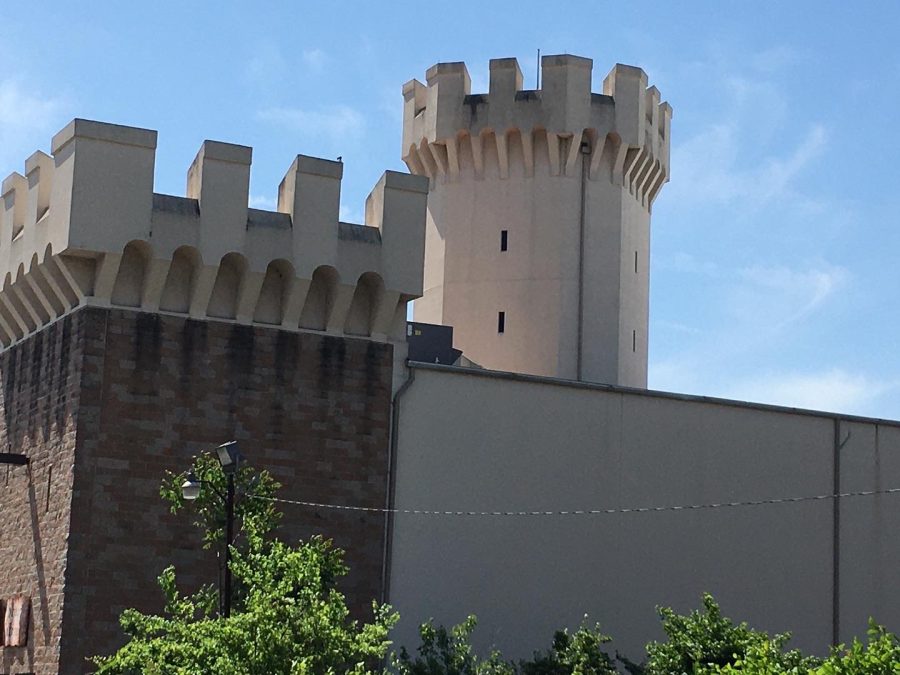 The outside of the Medieval Times building.