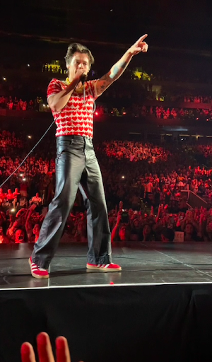 Harry Styles at “One Night Only, a concert at UBS Arena on Long Island for the release of  Harry’s House on May 21.