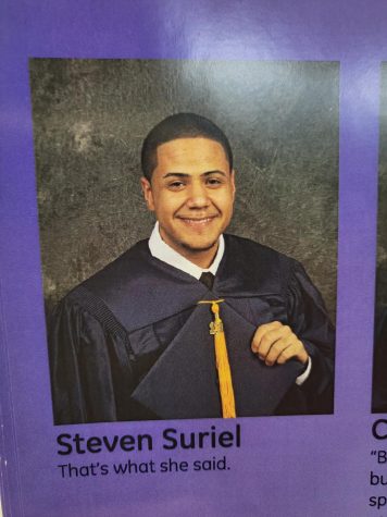 Mr. Suriel in the 2013 yearbook.
