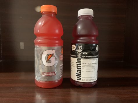 Gatorade and Vitaminwater are the same price but have completely different flavors.