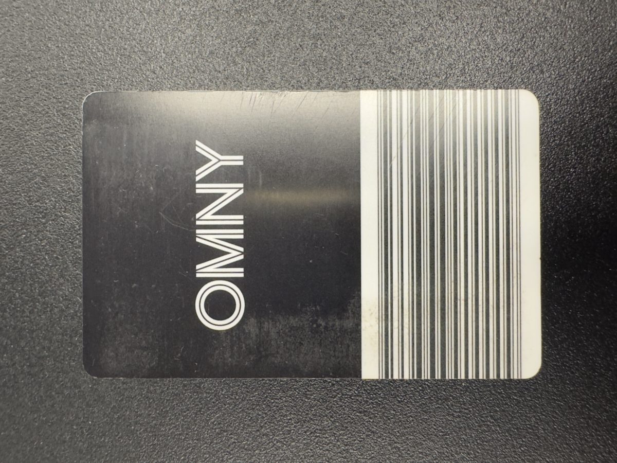 The new OMNY card.