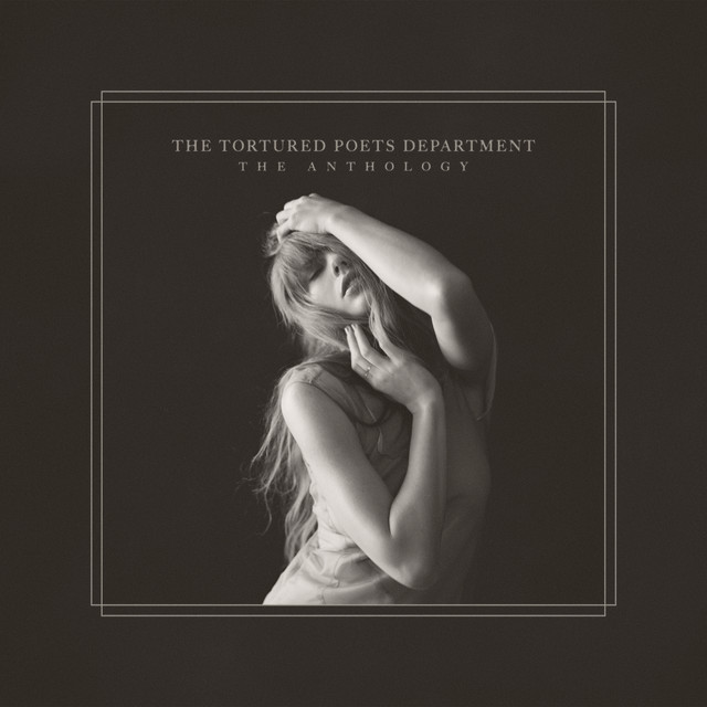 Album cover for The Tortured Poets Department: The Anthology (copywrite Republic Records, photo Beth Garrabrant)