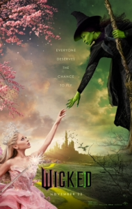 The theatrical poster of "Wicked" in the United States (Universal Pictures)