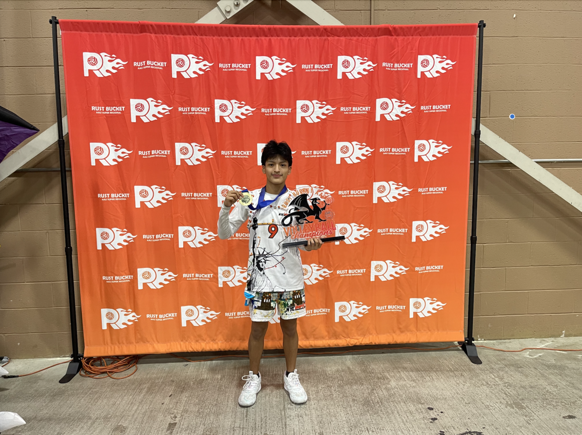 Joseph Landy winning a gold medal at the Rust Bucket AAU Super Regional Tournament in Pennsylvania. (photo: Joseph Landy)