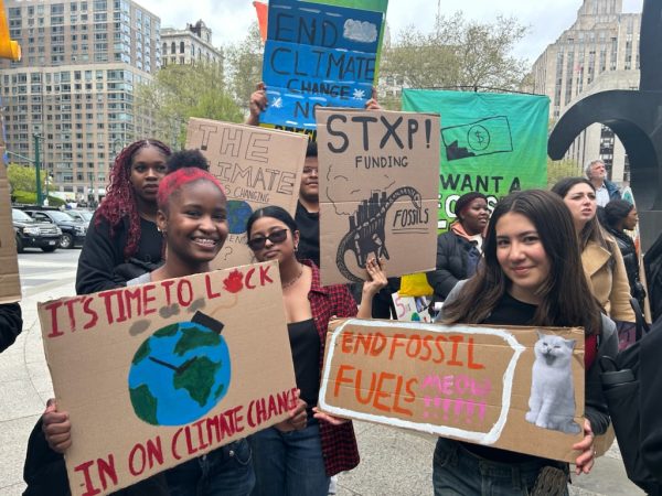 Climate Change Club protest to end Fossil Fuel usage. (Photo: Mr. Cyphert)