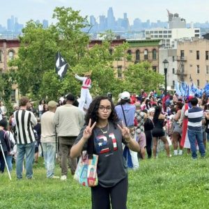 Ariel celebrates at the 2025 Puerto Rican Parade
(Photo provided by Ariel Collado)