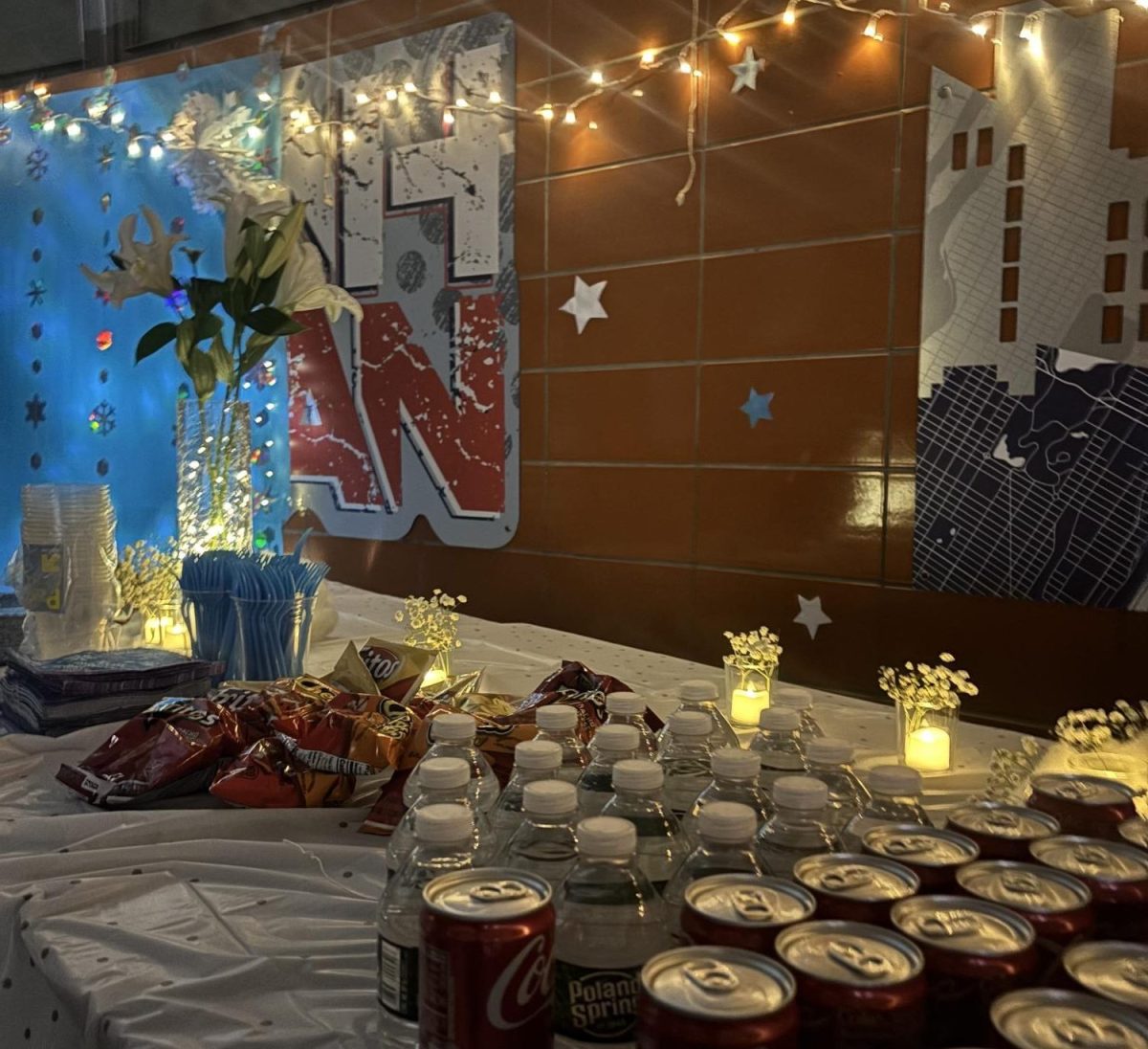 The Winter Formal was held in the cafeteria on Feb 6. With everything from glow stick bracelets to dinner and dessert, it was a success.