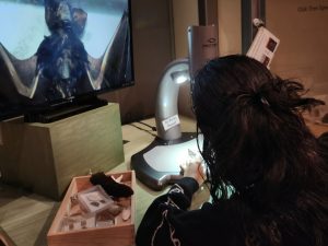 Aarushi spends her time examining specimens in the Museum of Natural History (photo provided by Aarushi Bhati.)