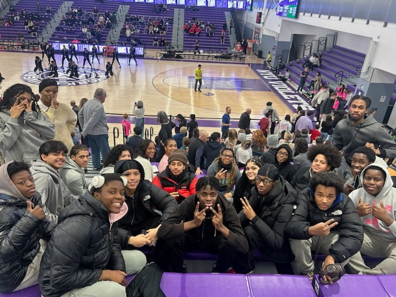 The Chosen Few basketball team about to take the court at the NYU gym. (Photo: Mr. Hudson)